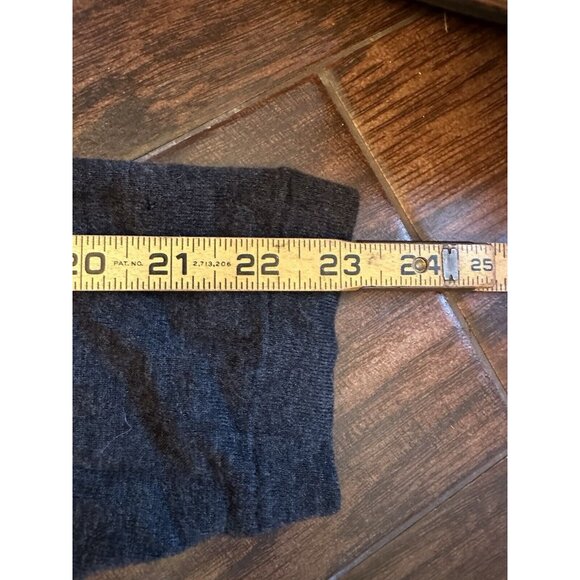 J Crew Merino Wool Oarsman Sweater Turtle Neck Gray Large-small Hole - Picture 5 of 7